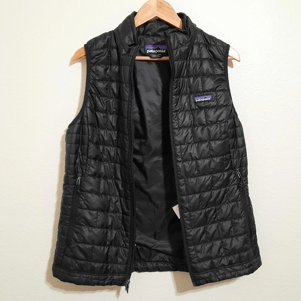 Black Patagonia Nano Puff Vest With Jack Daniels - Picture 3 of 9